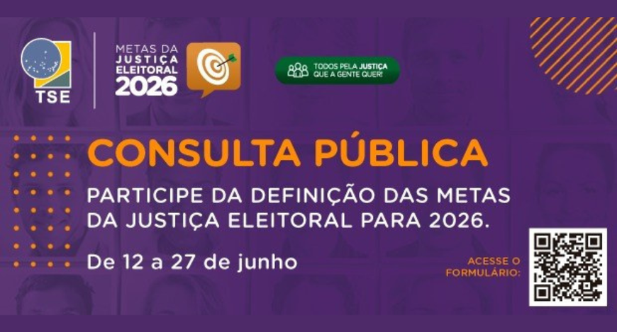 Cidadãs e cidadãos podem enviar contribuições por meio de formulário on-line até o dia 27 de junho