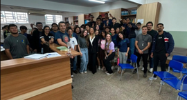 Atividade da 11ª Zona Eleitoral reuniu cerca de 70 alunos e proporcionou uma experiência prática...
