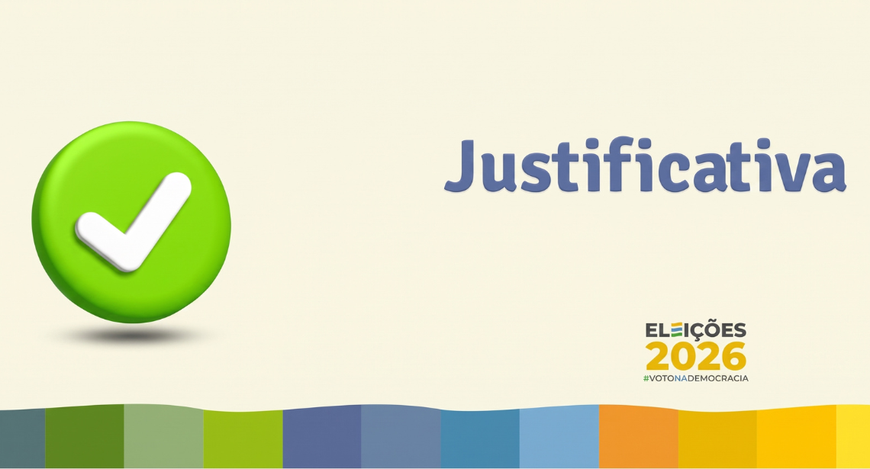 Após a votação do 1º turno, a justificativa pode ser apresentada até 3 de dezembro