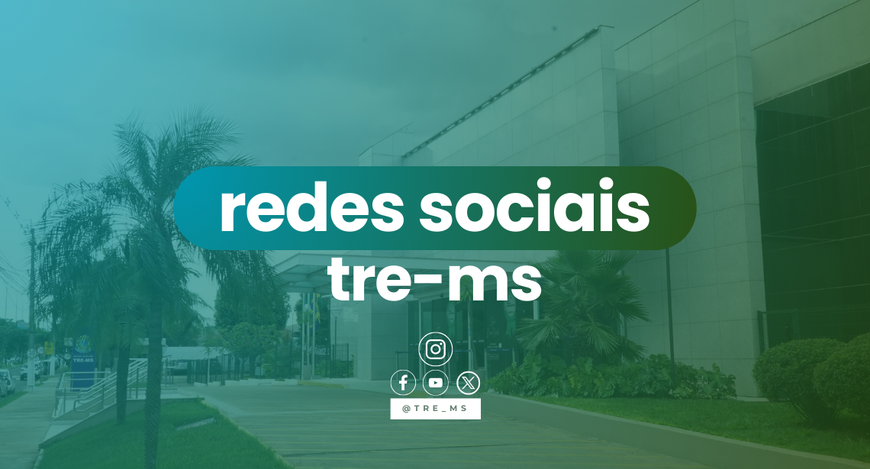 Seguir os perfis oficiais do TRE-MS é uma forma prática e segura de ter acesso a informações con...