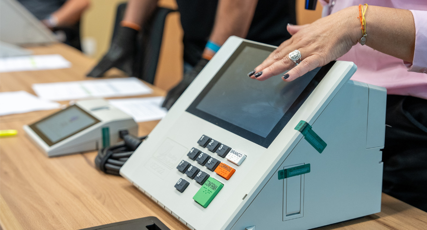 Demonstração marcou o início da Semana Nacional do Sistema Eletrônico de Votação