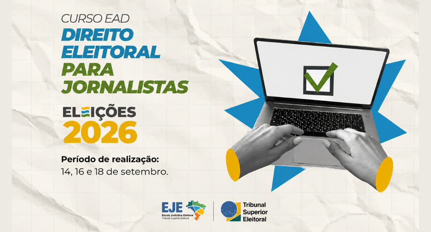 Capacitação será realizada nos dias 14, 16 e 18 de setembro, na modalidade EaD, ao vivo