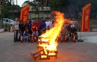 Ação contou com o apoio do Corpo de Bombeiros