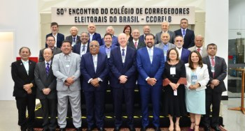 O encontro nacional reúne corregedores dos TREs para tratar de assuntos relacionados à atuação d...