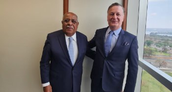 Dr. Alexandre Corrêa Leite participa de encontro de Corregedores no TSE Fotografia do Ministro Benedito Gonçalves Corregedor-Geral da Justiça Eleitoral com o Dr. Alexan...