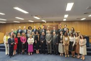 Participam do encontro a Presidente do CNJ, Ministra Rosa Weber, e demais autoridades
