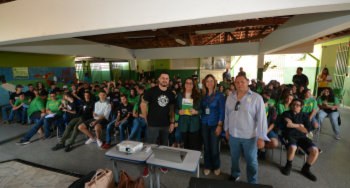 EJE-MS realiza palestra na Escola Estadual Sílvio Oliveira dos Santos, na Capital EJE-MS realiza palestra na Escola Estadual Sílvio Oliveira dos Santos, na Capital