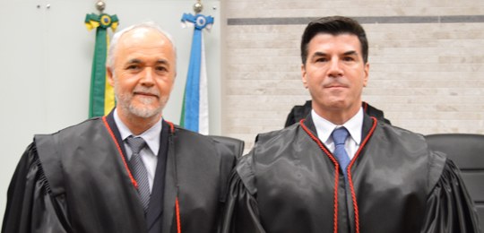 Juízes Djailson de Souza e José Henrique Neiva tomam posse como membros efetivos do TRE-MS 2019