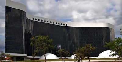 Fachada da nova sede do TSE Fachada da nova sede do TSE.