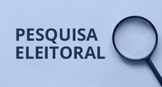 Para o registro de pesquisa, é obrigatória a utilização do sistema de Registro de Pesquisas Elei...