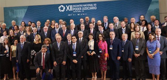 Presidente em exercício do TRE-MS participa do XII Encontro Nacional do Poder Judiciário 