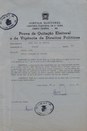 Prova de quitação eleitoral e de vigência de direitos políticos (1980)