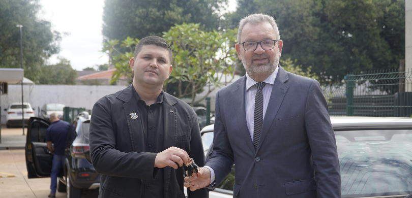 TRE-MS doa veículo para a Guarda Civil Metropolitana A iniciativa reforça o compromisso da Justiça Eleitoral com a gestão eficiente de seus recursos