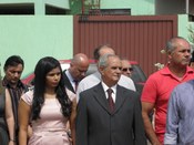 Presidente do TRE-MS, desembargador Josué de Oliveira, e a juíza da 49ªZE, Nária Cassiana Silva ...