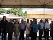 Presentes na inauguração do novo prédio da 12ª Zona Eleitoral, localizado em Coxim/MS.