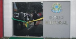 Inauguração da nova sede do Cartório Eleitoral de Anastácio-MS. 