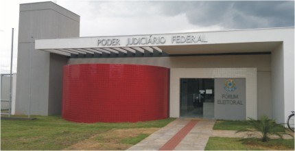 Novo prédio da 49ª Zona Eleitoral, localizado em Anastácio - MS.