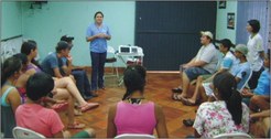 Palestra sobre importância do voto em São Gabriel do Oeste-MS.