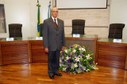 Desembargador Josué de Oliveira em sua posse como Presidente do TRE-MS, biênio 2011/2012.