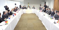 Reunião com a ministra Cármen Lúcia e os presidentes de TREs. 