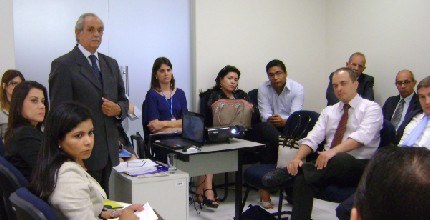 TRE-MS - reunião de juízes em Anastácio Reunião de juízes eleitorais e chefes de cartório em Anastácio-MS