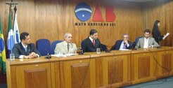 Reunião desembargadores do TRE-MS na OAB-MS