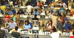 Foto do último dia para regularização eleitoral