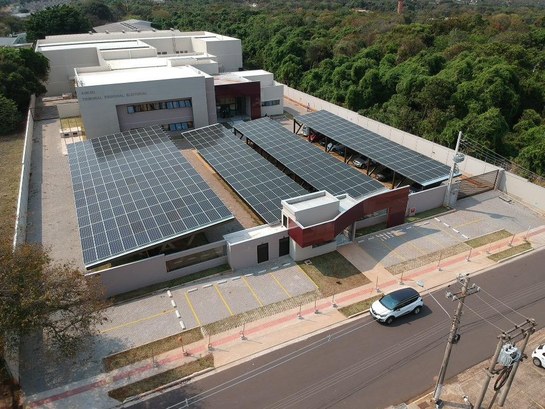 Nova Usina Fotovoltaica do TRE-MS é inaugurada Nova Usina Fotovoltaica do TRE-MS é inaugurada