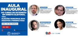 Evento terá lugar no auditório da OAB/MS