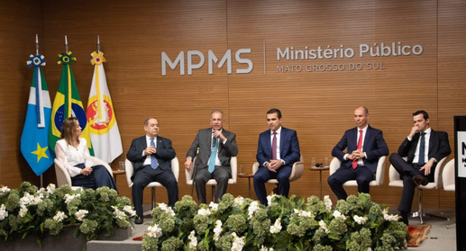 Desembargador Carlos Eduardo Contar prestigia encontro promovido pelo MPMS, que conta com a part...
