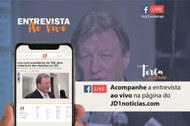 A entrevista será transmitida ao vivo pelo Facebook do JD1 Notícias e, posteriormente, será publ...