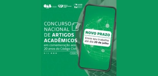 Prorrogadas as inscrições para concurso nacional de artigos acadêmicos O objetivo é fomentar o debate e a produção acadêmica no que diz respeito à aplicação e interpre...