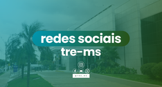 Seguir os perfis oficiais do TRE-MS é uma forma prática e segura de ter acesso a informações con...