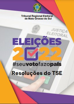 TRE-MS Capa do livro de Resoluções do TSE : Eleições 2022