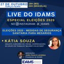 O encontro será no Instagram @IDAMS e terá início às 19h	